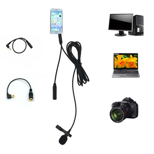 Canlı Yayın Yaka Mikrofon DC-C5 - 3