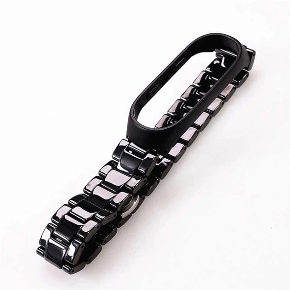 Xiaomi Mi Band 4 Kordon Parlak Metal 21 Kordon - 9
