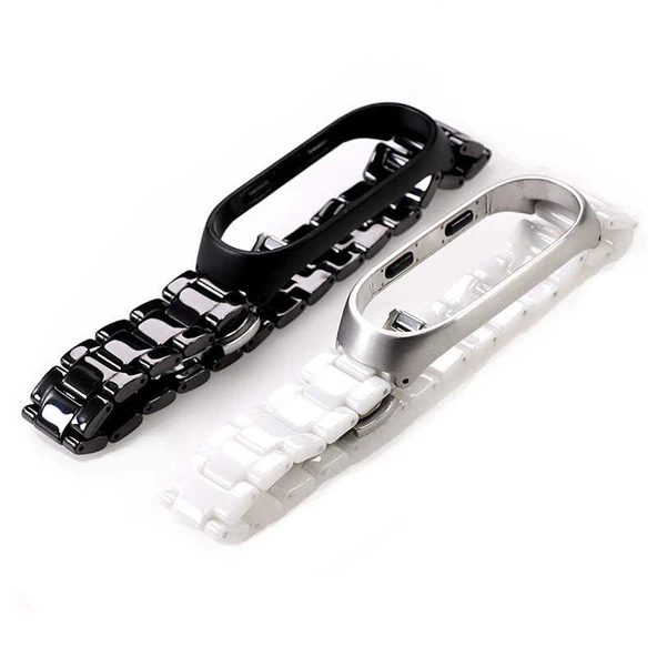 Xiaomi Mi Band 4 Kordon Parlak Metal 21 Kordon - 3