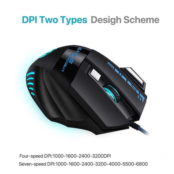 RGB Işıklı Oyuncu Mouse GM02 - 9