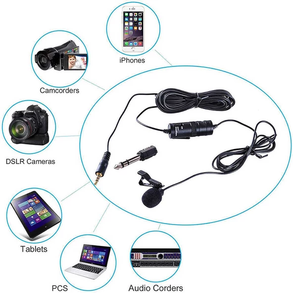 Canlı Yayın Yaka Mikrofon DC-C1 - 7