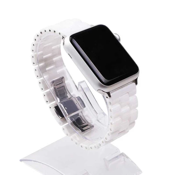 Apple Watch 42mm Kordon Parlak Metal Kordon