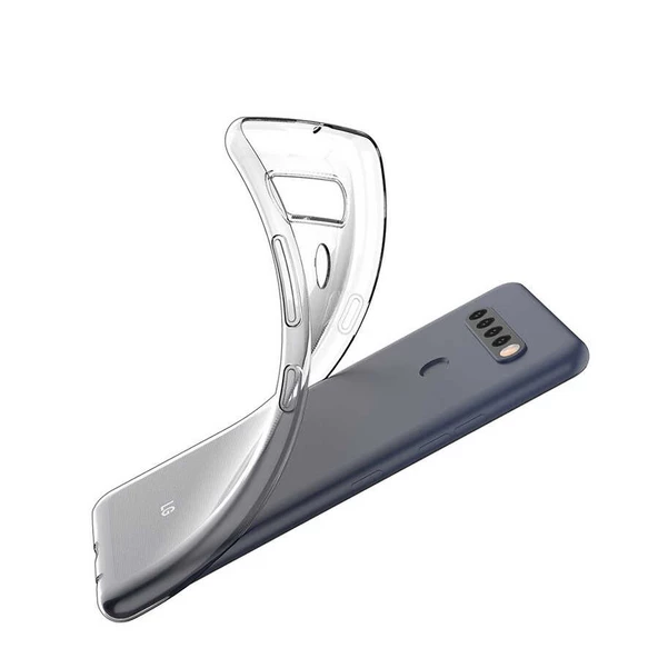 LG K51S Kılıf Şeffaf Silikon Hibrit Case - 5
