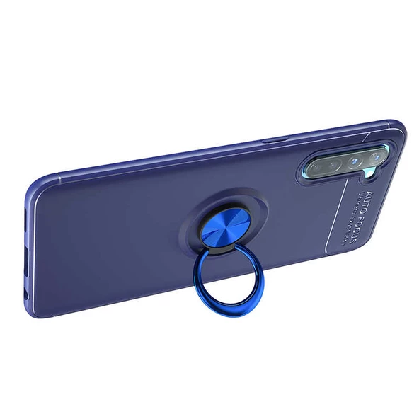 Oppo A91 Kılıf Yüzüklü Magnetli Ravel Case - 11