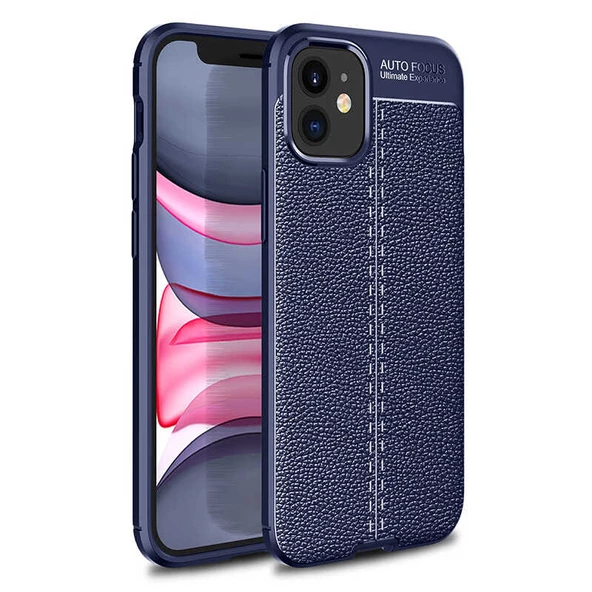 Apple iPhone 12 Mini Kılıf Deri Tarzı Niss Silikon Case