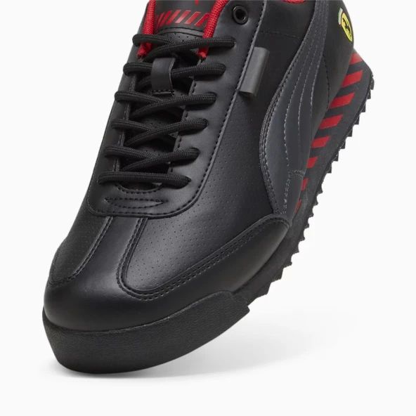 Puma Ferrari Roma Via Erkek Spor Ayakkabı 30806701 Siyah - 6