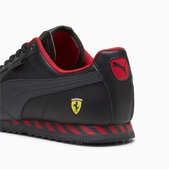 Puma Ferrari Roma Via Erkek Spor Ayakkabı 30806701 Siyah - 3