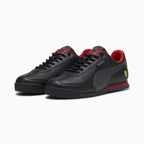 Puma Ferrari Roma Via Erkek Spor Ayakkabı 30806701 Siyah - 2