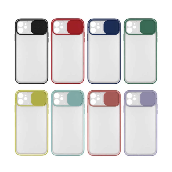 Apple iPhone 11 Kılıf Kamera Kapatmalı Lensi Case - 3