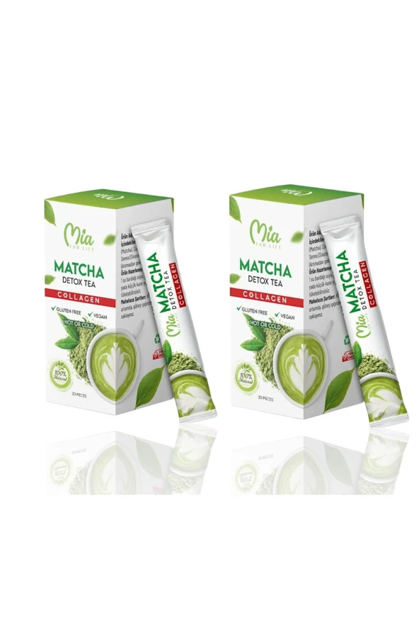 Matcha Detox Tea Collagen 20 Pieces 2 KUTU