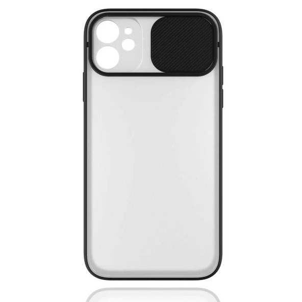 Apple iPhone 11 Kılıf Kamera Kapatmalı Lensi Case