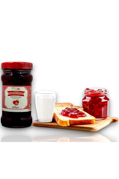 Glutensiz Çilek Reçeli 375 G - Strawberry Jam Gluten Free