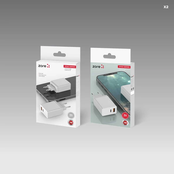 Zore XMac Serisi ZR-X2 Seyahat Şarj Başlığı - 11