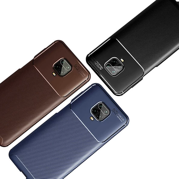 Xiaomi Redmi Note 9 Pro Kılıf Karbon Silikon Case - 3