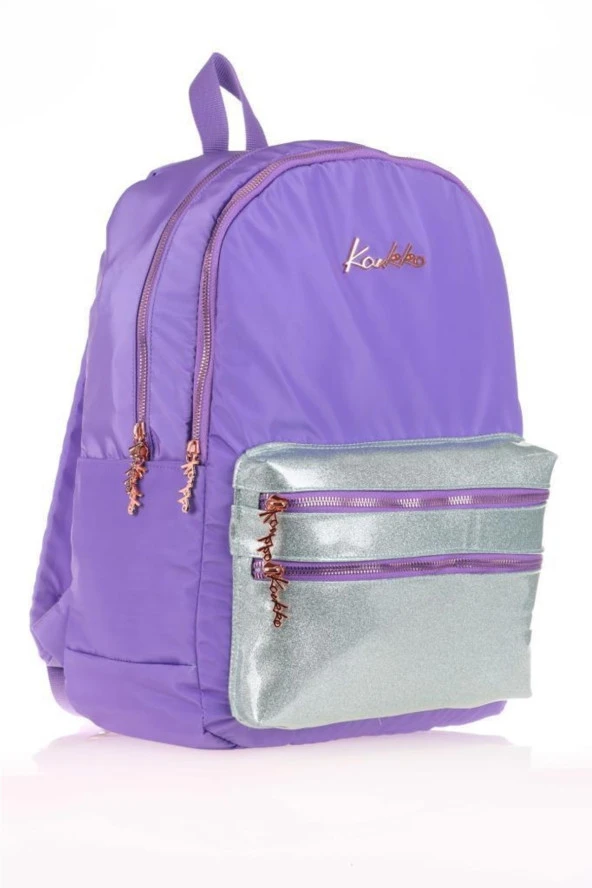 KAUKKO Magic Dreams Sırt Çantası Rugan Lila K1545 - Resim 2