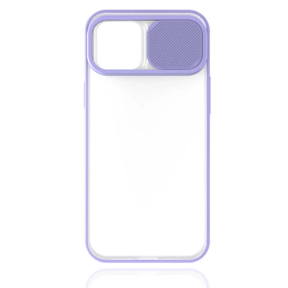 Apple iPhone 12 Pro Kılıf Kamera Kapatmalı Lensi Case - 11