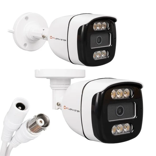 Powermaster 2MP 3.6Mm 6 Starlight Plastik Kasa Kamera - Resim 4