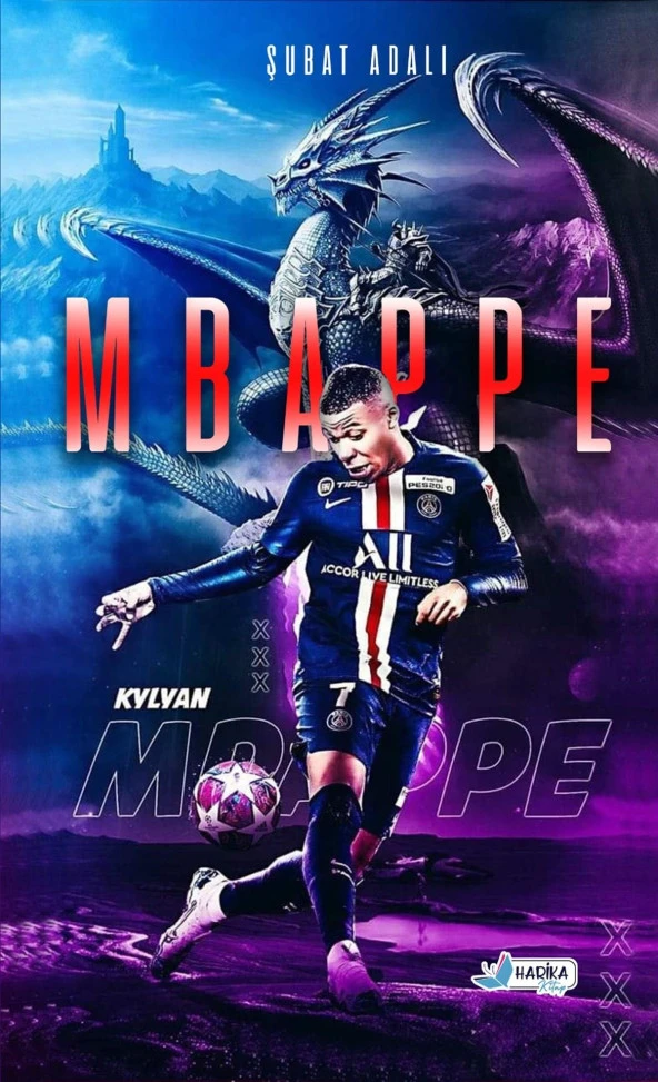 6 lı Harika Futbolcular Seti 6 Kitap + 6 Poster RONALDO - MESSİ - HAALAND - MBAPPE - İCARDİ - FRED - 6