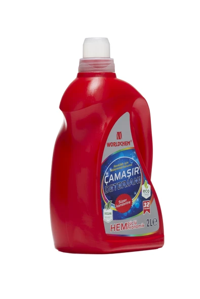 Bitkisel Sıvı Çamaşır Deterjanı Renkliler İçin Çevre Dostu Konsantre 2 L - 3