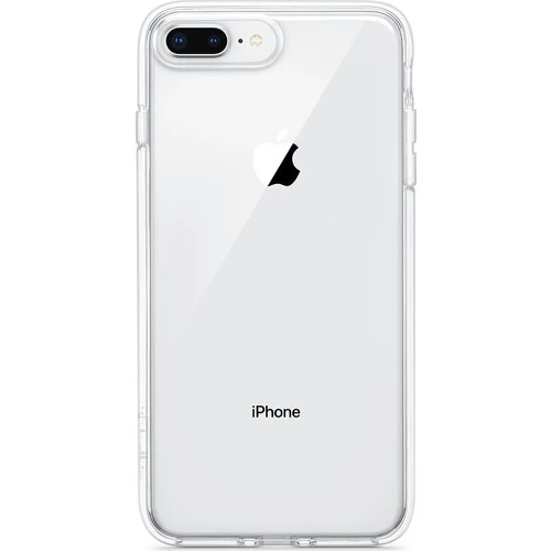 Apple iPhone 8 Plus / 7 Plus Kılıf Şeffaf Silikon Hibrit Case