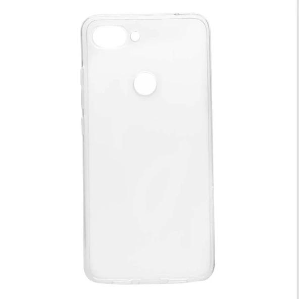 Xiaomi Mi 8 Lite Kılıf Şeffaf Silikon Hibrit Case