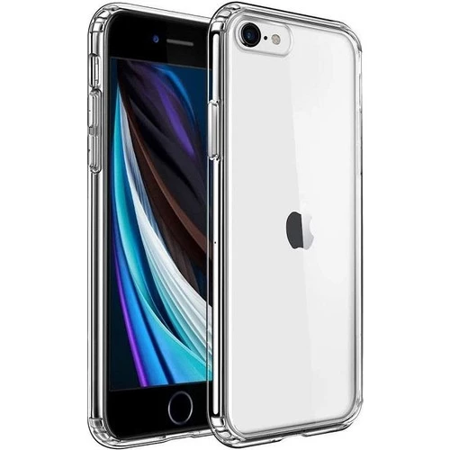 Apple iPhone 7 Kılıf Şeffaf Silikon Hibrit Case