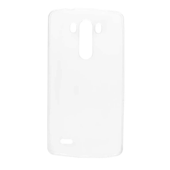 LG G3 Kılıf Şeffaf Silikon Hibrit Case