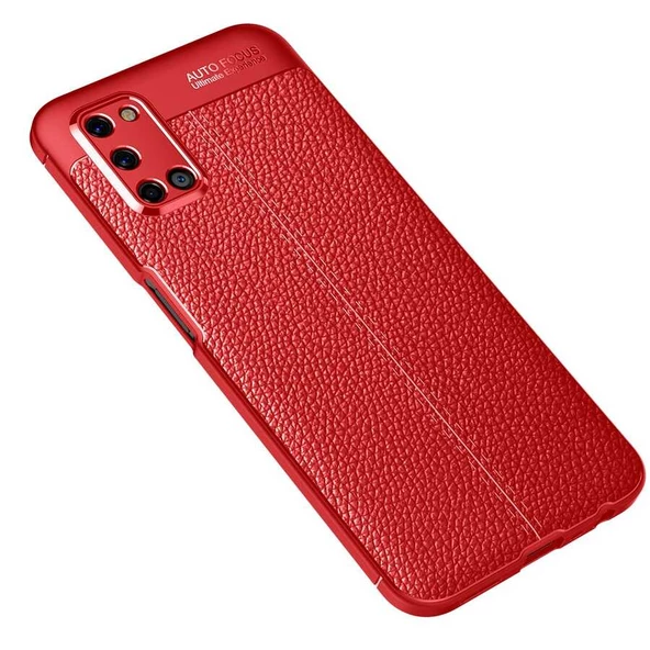 Oppo A72 Kılıf Deri Tarzı Niss Silikon Case - 11