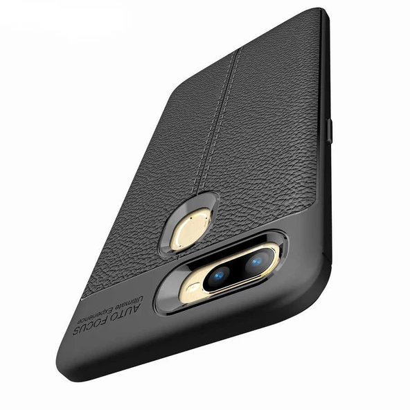 Oppo A12 Kılıf Deri Tarzı Niss Silikon Case - 2