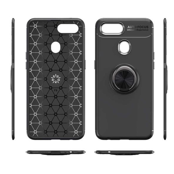 Oppo A12 Kılıf Yüzüklü Magnetli Ravel Case - 4