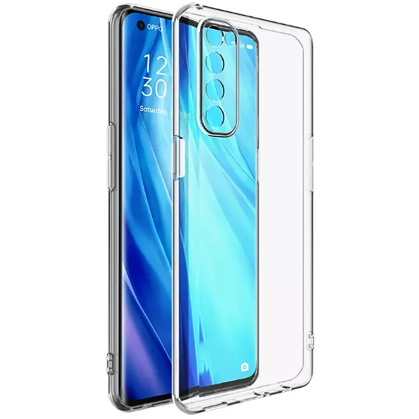 Oppo Reno 4 Pro 4G Kılıf Şeffaf Silikon Hibrit Case