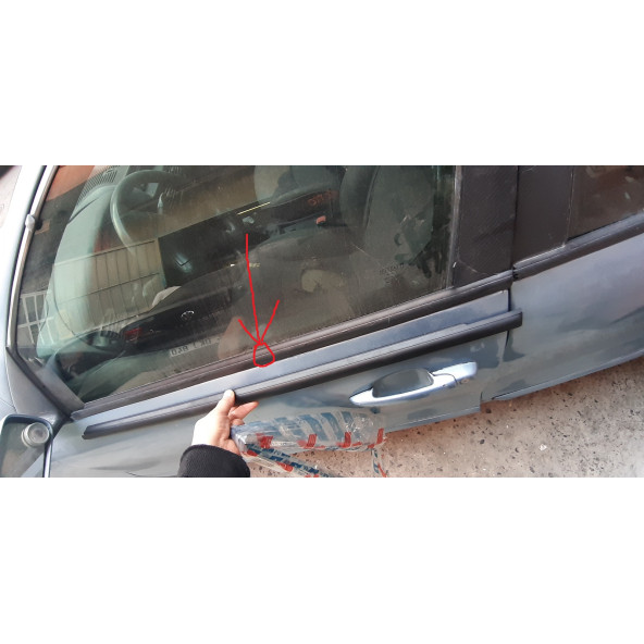 FİAT BRAVA  VE MAREA 4 KAPILI ÖN SOL KAPI CAM KENAR ÇITASI FİTİLİ 71718647 - 3