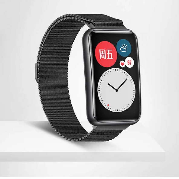 Huawei Watch Fit Metal 20mm Metal Kordon Dönüştürücü Apartı - 10