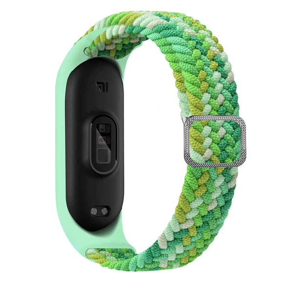 Xiaomi Mi Band 3 Kordon Tokalı Örgü Kordon