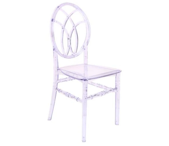 Mandella Karmen Şeffaf Kırılmaya Dayanıklı Sandalye Model 11 (1 Adet) ürün görseli