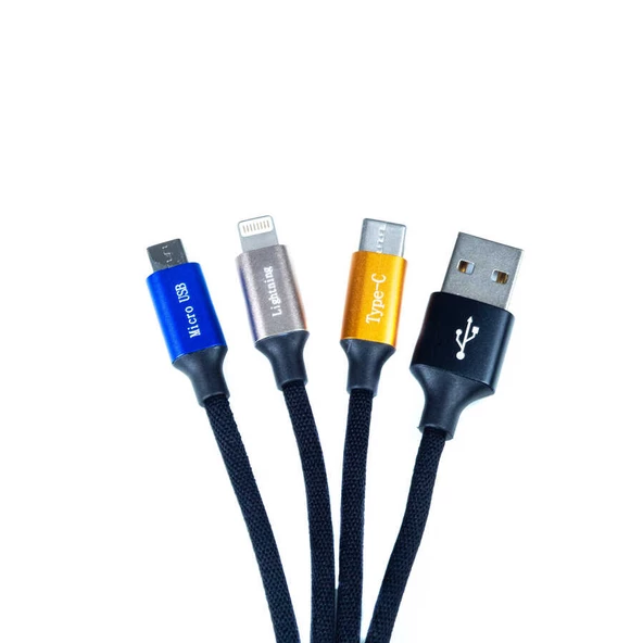 OKS 3 in 1 Usb Kablo - 5