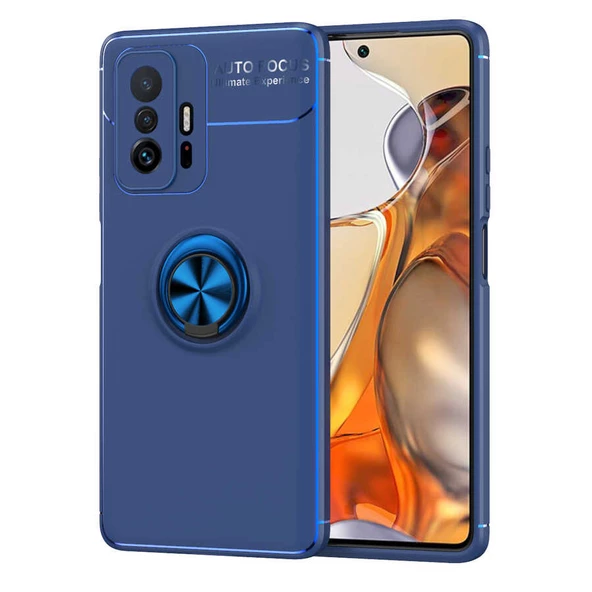 Xiaomi Mi 11T Pro 5G Kılıf Yüzüklü Magnetli Ravel Case