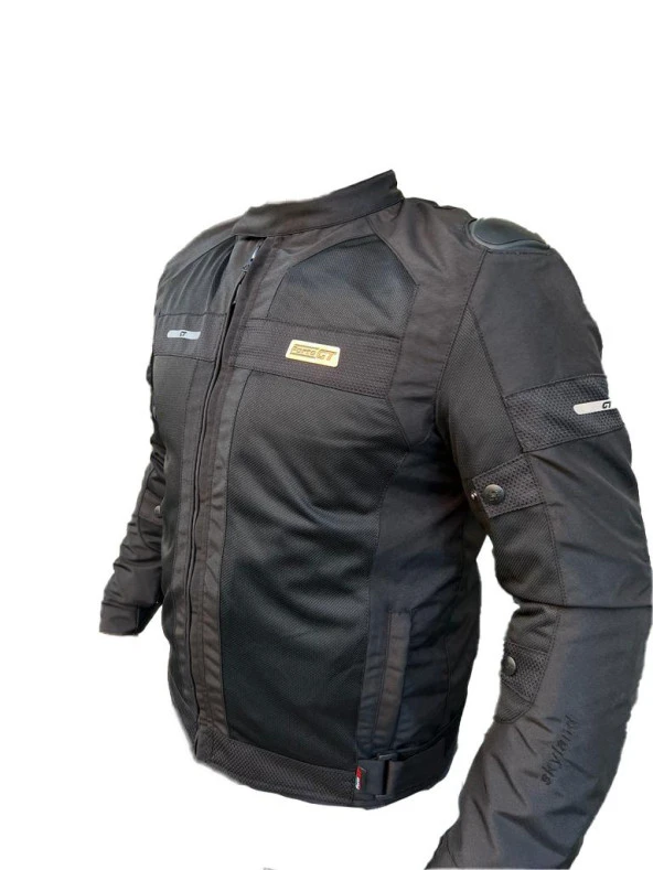 Forte Gt Xbyc 1079 Skyland 4 Mevsim 3 Kademeli Korumalı Motosiklet Montu L Beden Siyah - 2