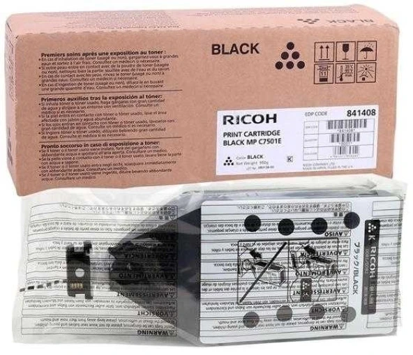 HPZR Ricoh Aficio MP-C6501 Siyah Orjinal Fotokopi Toner