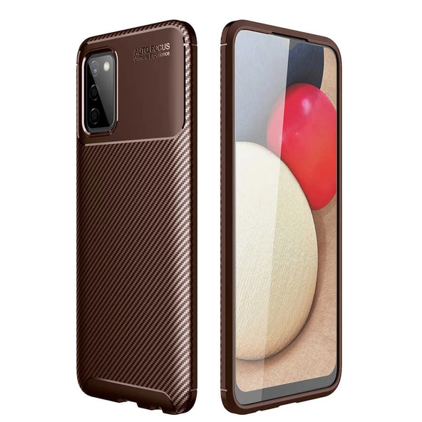 Samsung Galaxy A03S Kılıf Karbon Silikon Case