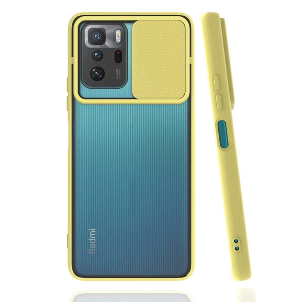 Xiaomi Poco X3 GT Kılıf Kamera Kapatmalı Lensi Case