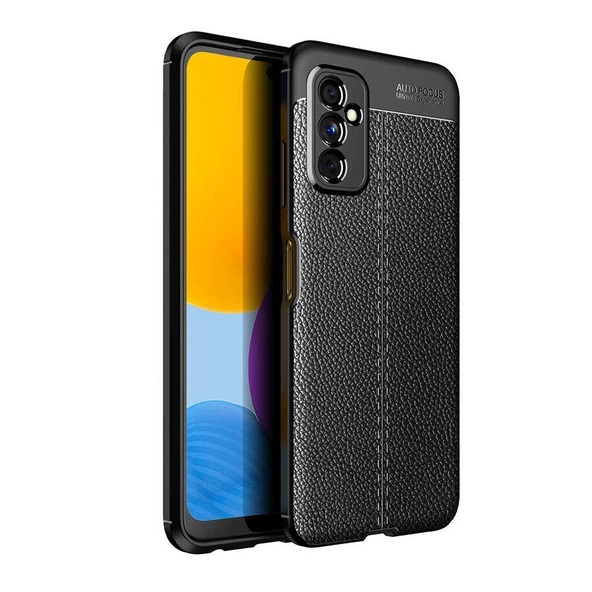 Samsung Galaxy M52 Kılıf Deri Tarzı Niss Silikon Case