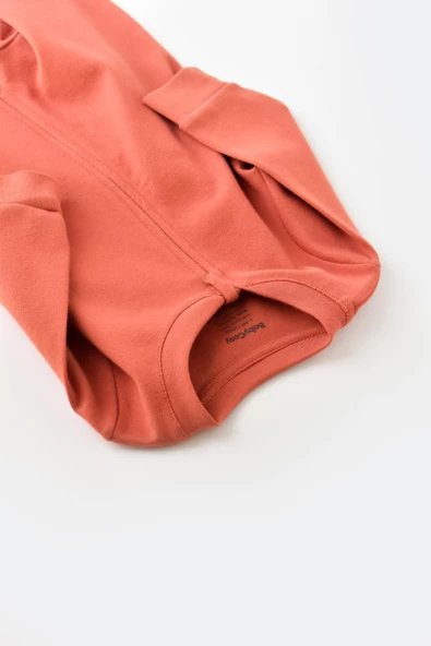 Bebek Fermuarlı Tulum, %100 Organik Pamuk, Bebek ve Yenidoğan Serisi - CSY3035 - Resim 2