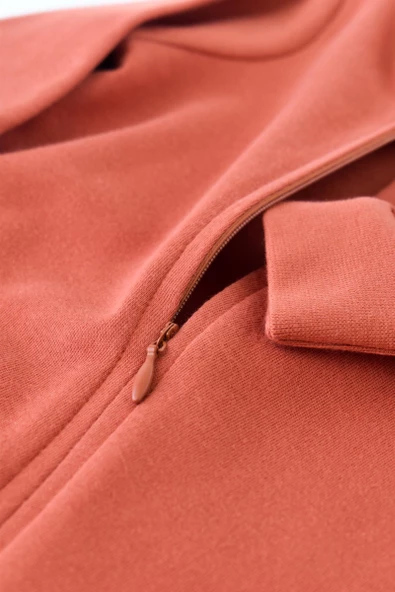 Bebek Fermuarlı Tulum, %100 Organik Pamuk, Bebek ve Yenidoğan Serisi - CSY3035 - Resim 6