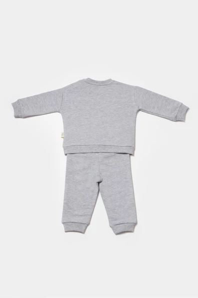 Bebek Uzun Kollu Tişört ve Pantolon Takımı, %100 Organik Pamuk, Bebek ve Yenidoğan Serisi - CSY8008 - 2