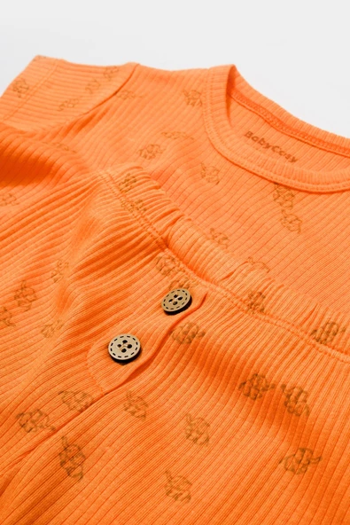 Bebek Şort ve Tişört Takımı, %50 Modal Kumaş - %50 Organik Pamuk, Bebek ve Yenidoğan Serisi - CSYM11705 - 2