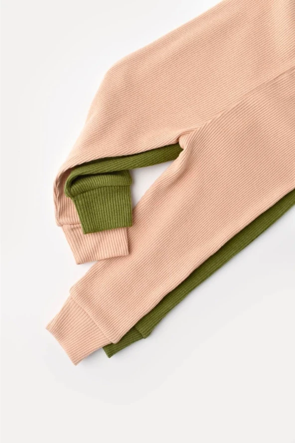 Bebek 2 Parça Pantolon, %50 Modal Kumaş - %50 Organik Pamuk, Bebek ve Yenidoğan Serisi - CSYM11611 - 4