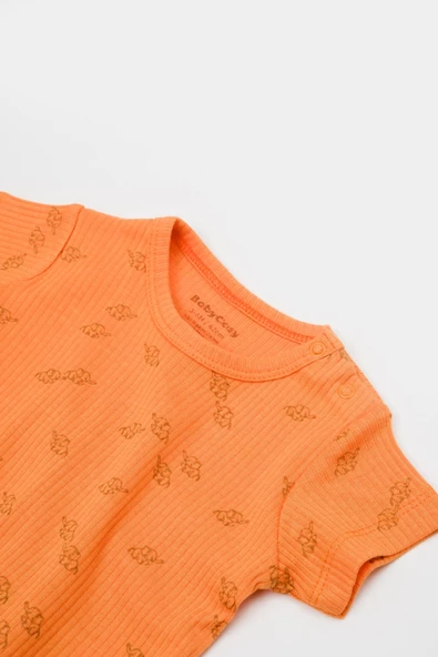 Bebek Şort ve Tişört Takımı, %50 Modal Kumaş - %50 Organik Pamuk, Bebek ve Yenidoğan Serisi - CSYM11705 - 4