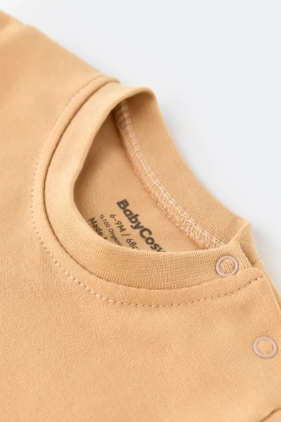 Bebek Pantolon ve Uzun Kollu Tişört Seti, %100 Organik Pamuk, Bebek ve Yenidoğan Serisi - CSY3030 - 5