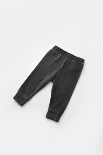 Bebek 3 Parça Kaplumbağa Kadife Yelek Takım, %80 Organik Pamuk & %20 Polyester, Bebek ve Yenidoğan Serisi - CSYK6024 - 6